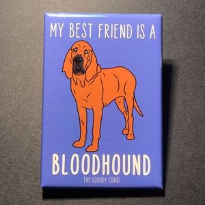 Bloodhound Magnet Dog Gifts & Kitchen Home Decor